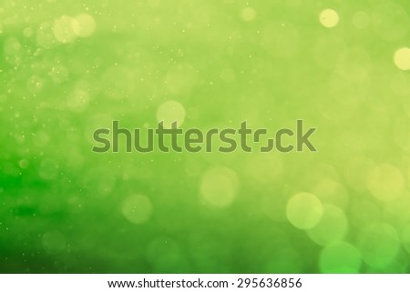 abstract circular green bokeh background