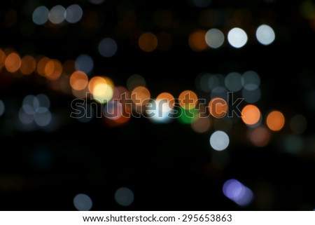 blurred light in the city ,blurred background 