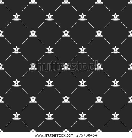 vector illustration of modern black icon red carpet
