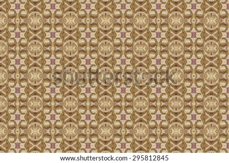 Gold pattern cement wall close