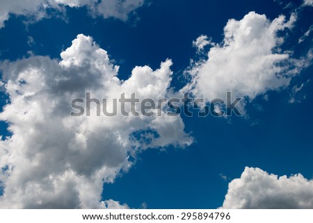 Cloud with blue sky 
