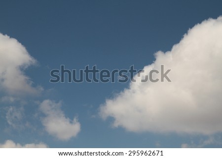  blue sky and clouds