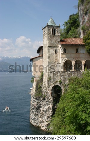 Santa Caterina del Sasso, Lago Maggiore, Italy
