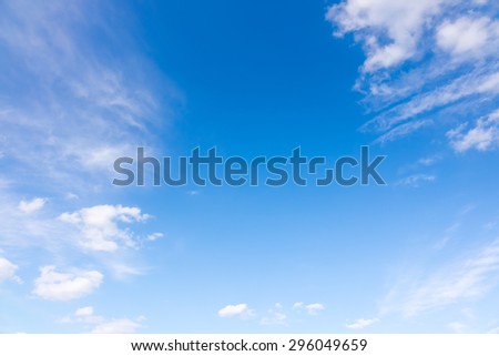 blue sky abstract clouds