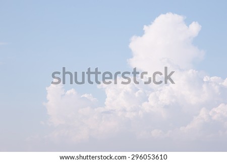 Sky and clouds background.Rain clouds were formed
