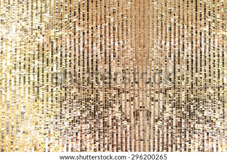 Gold Sequins Seamless Background