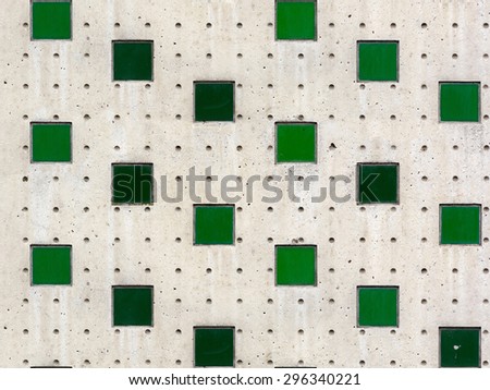Abstract background, grey cement wall with colorful  square mosaic  stone / seamless texture lite closeup / Concrete Wall and Cement Floor for Copy Space floor Paris
