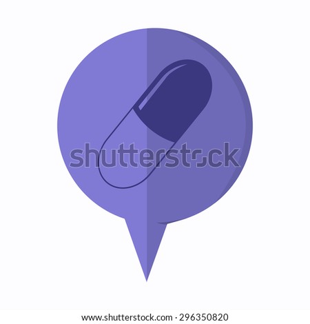vector illustration of modern icon pills