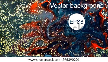 vector artwork marbling background, clot of paint