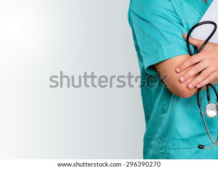 Doctor, clinic, clinical. Royalty-Free Stock Photo #296390270