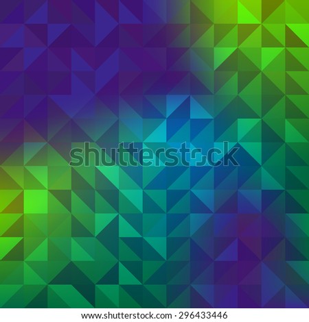 Abstract polygonal seamless background set. Vector illustration.