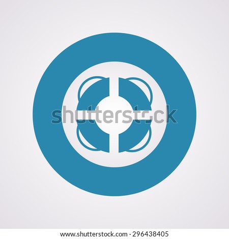 vector illustration of business and finance icon lifebuoy