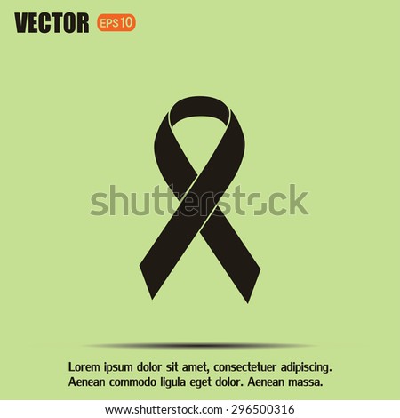 Vector breast cancer ribbon
