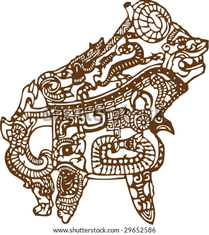 Vector of Artistic Traditional Chinese Pattern