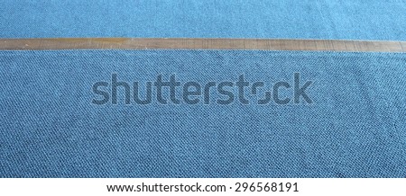 big Blue linen seamless texture in close-up (texture pattern for continuous replicate)