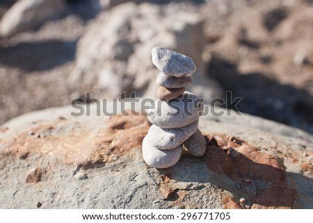 Pyramid of stones