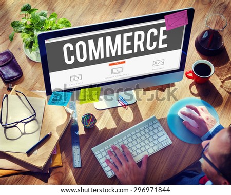 Commerce Business Strategy Marketing Banking Concept