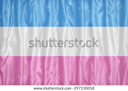 Proposed Heterosexual flag pattern on fabric texture,retro vintage style