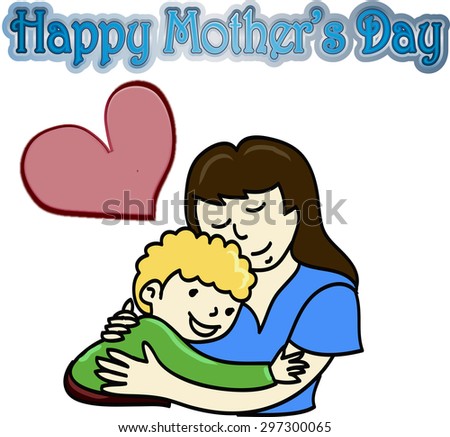 The love of Mother's Day the most beautiful woman