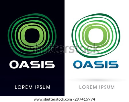 Oasis Font, typography graphic vector. Royalty-Free Stock Photo #297415994