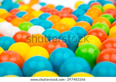 gummy ball candies for background uses