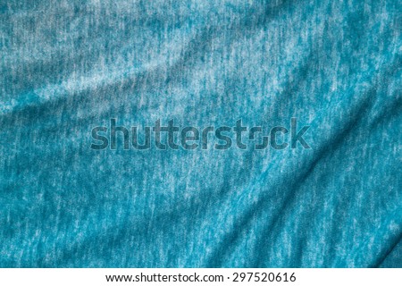 Blue green spandex fabric texture Royalty-Free Stock Photo #297520616