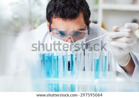 Lab, researcher, research. Royalty-Free Stock Photo #297595064