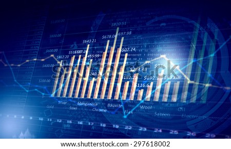 Abstract image with business and marketing concept
