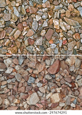 Pebble beach texture Natural stone, rock wallpaper, background wall