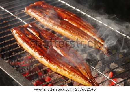 broiled eel Royalty-Free Stock Photo #297682145