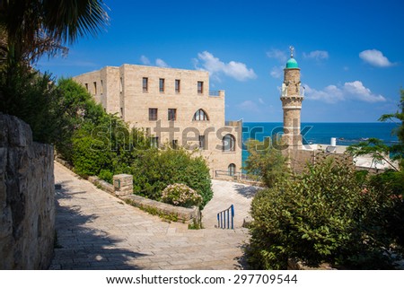 the old port city of Jaffa in Tel Aviv