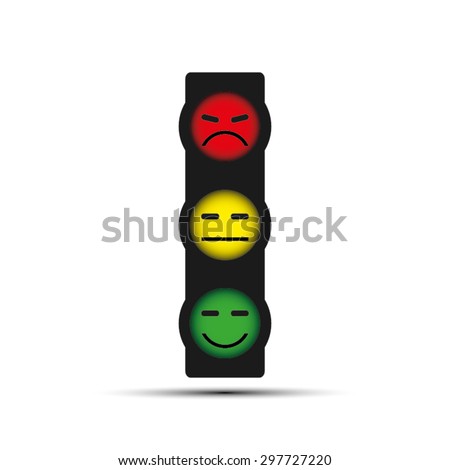 traffic light,smile
