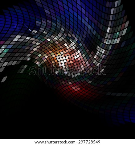 abstract mosaic background, vector illustration, clip art