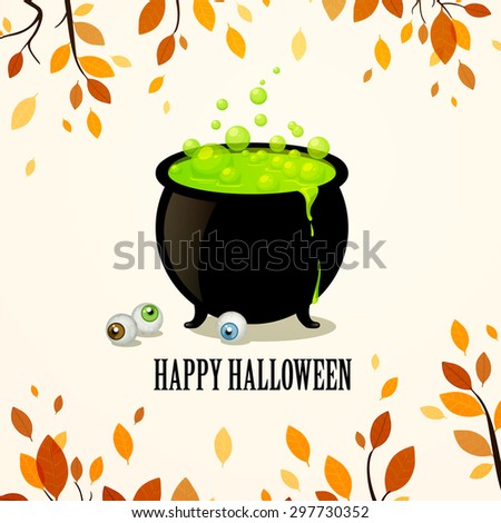 Vector Illustration of a Halloween Design
