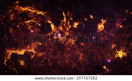 Golden Galaxies - Elements of this Image Furnished by NASA