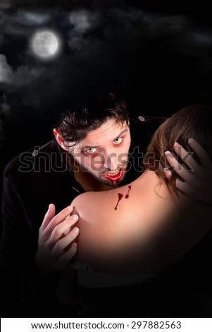 female vampire bites willing victim