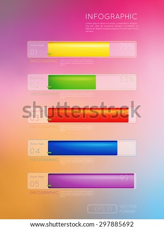 Abstract illustration Infographic - Vector illustration for workflow layout, diagram, number options, web design.