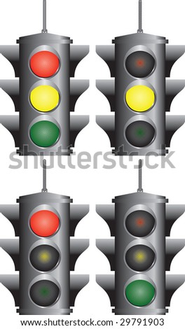 vector traffic -light