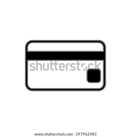 Credit card  - vector icon