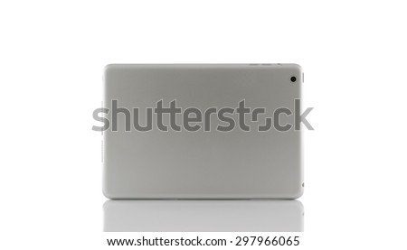 back tablet silver
