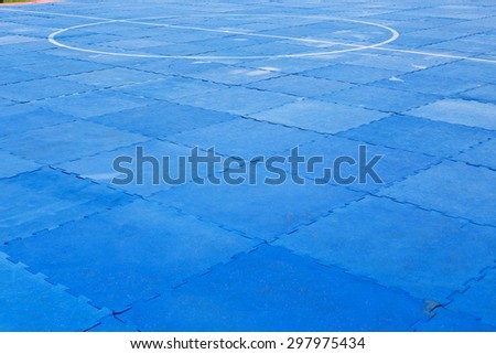 Matt rubber foam floor fighting sport for safety. Royalty-Free Stock Photo #297975434