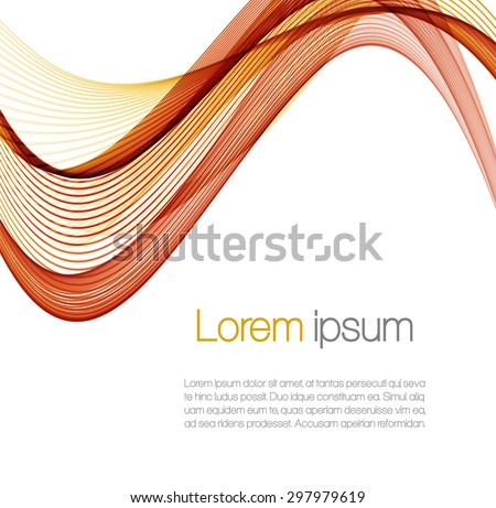 Abstract background with color waves