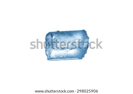 ice cubes Isolated on white background