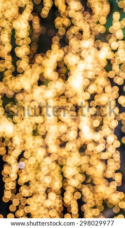 light bokeh as an abstract background