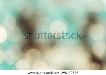Abstract blue and green circular bokeh background
