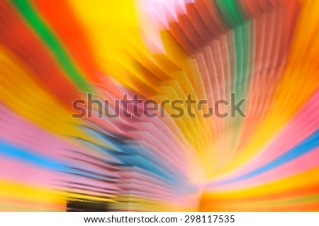 Blurred colourful Paper on background. Abstract  colour background