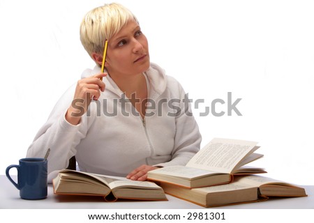 Girl and a book