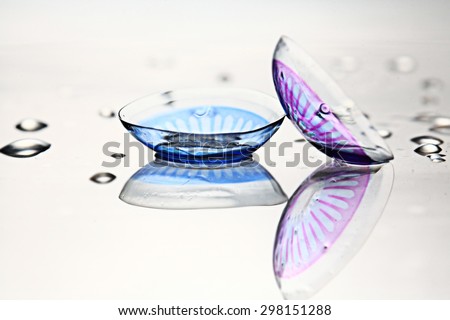 colored contact lenses vision Royalty-Free Stock Photo #298151288
