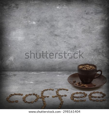 Vintage coffee background