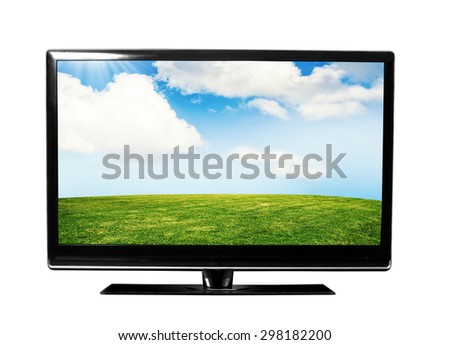 tv with the nature view